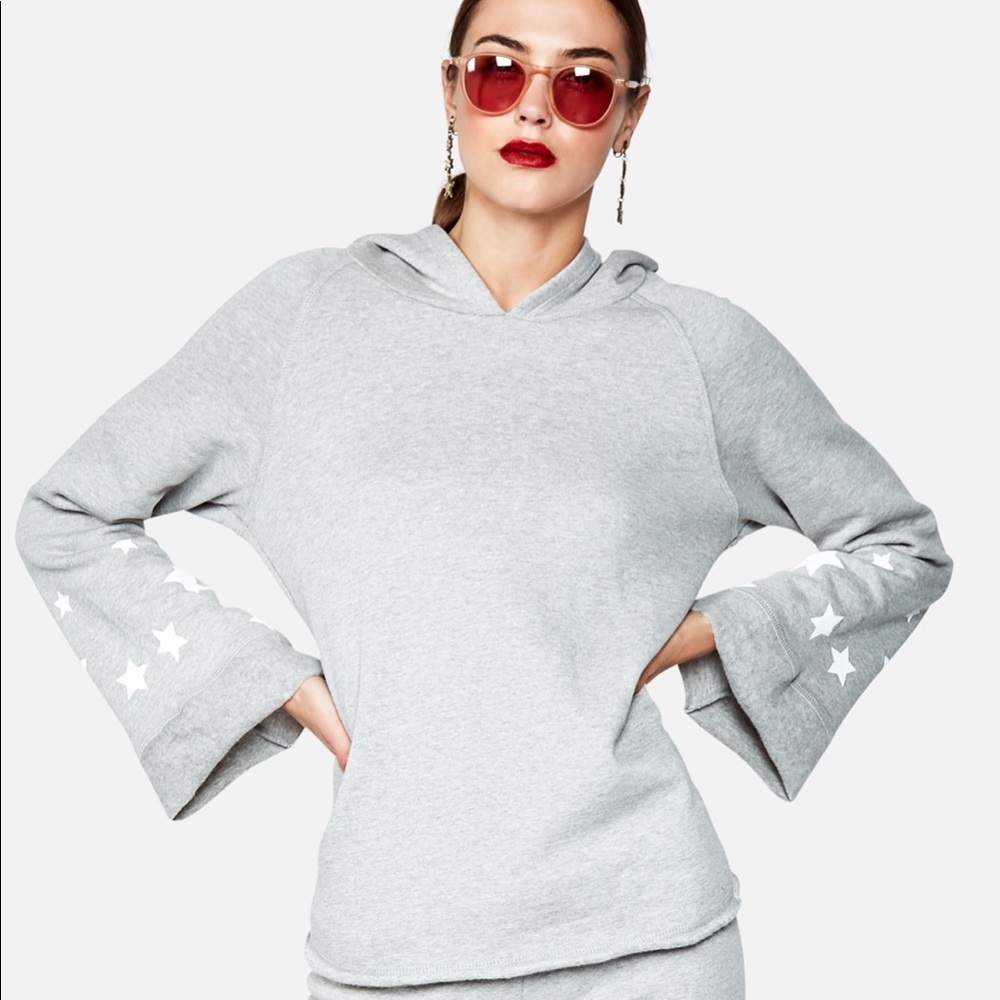 Grey Michael Lauren Star Hoodie